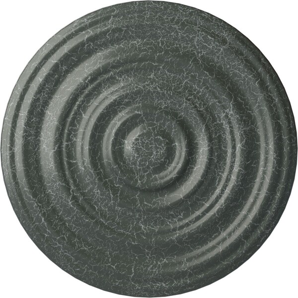 Ekena Millwork Carton Smooth Ceiling Medallion (Canopies up to 9 1/8"), 29 1/8"OD x 1 1/2"P, Athenian Green Crackle CM29CAAGC - main